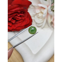 3.18 Ct. Green Cabochon Jade from Burma (Myanmar) Life Style