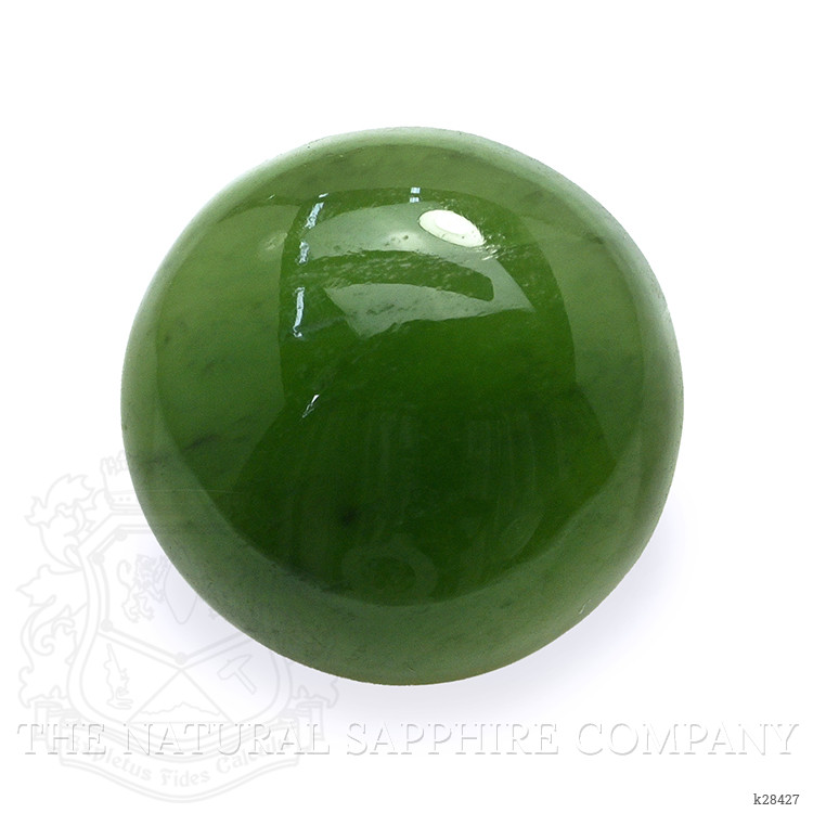 3.52 Ct. Green Cabochon Jade from Burma (Myanmar)