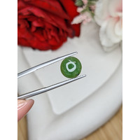 2.98 Ct. Green Cabochon Jade from Burma (Myanmar) Life Style