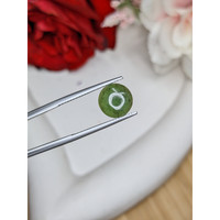 2.89 Ct. Green Cabochon Jade from Burma (Myanmar) Life Style