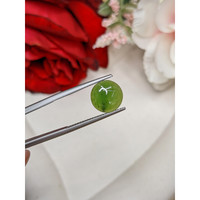 3.02 Ct. Green Cabochon Jade from Burma (Myanmar) Life Style