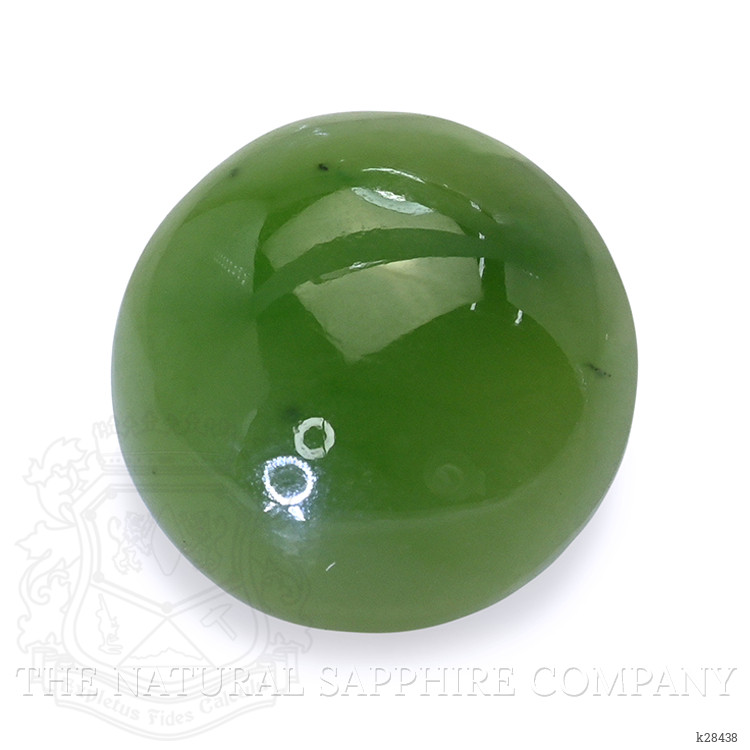 3.53 Ct. Green Cabochon Jade from Burma (Myanmar)
