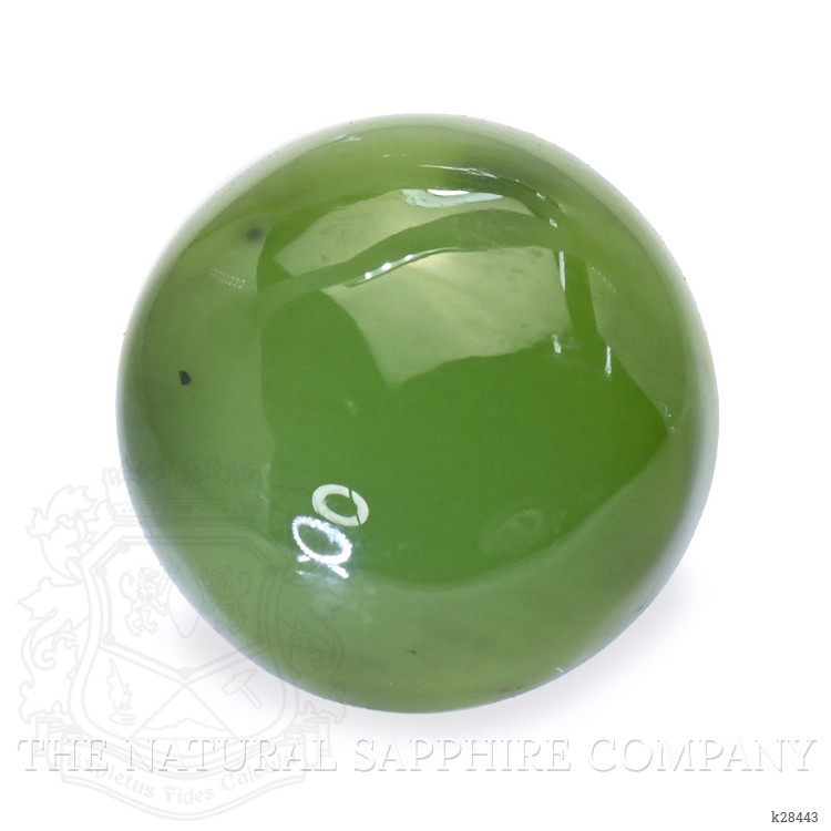 3.98 Ct. Green Cabochon Jade from Burma (Myanmar)