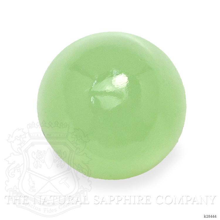 1.39 Ct. Green Cabochon Jade from Burma (Myanmar)