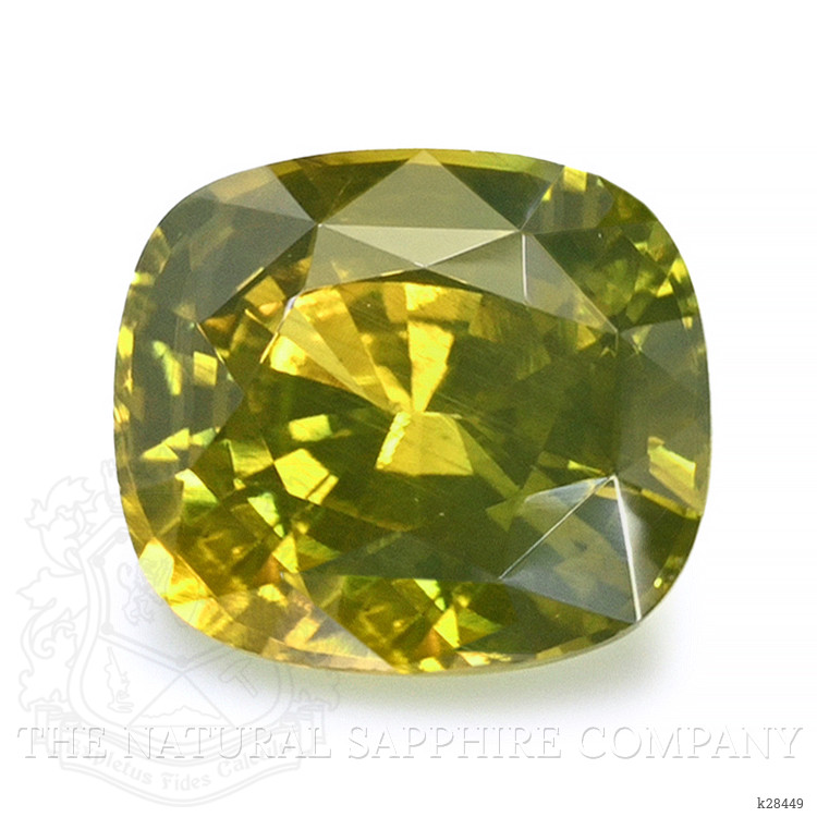 5.22 Ct. Yellowish Green Zircon from Ceylon (Sri Lanka)
