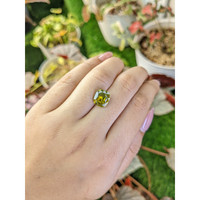 5.22 Ct. Yellowish Green Zircon from Ceylon (Sri Lanka) Life Style