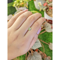 0.77 Ct. Greenish Yellow Chrysoberyl from Ceylon (Sri Lanka) Life Style