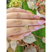 0.77 Ct. Greenish Yellow Chrysoberyl from Ceylon (Sri Lanka) Life Style