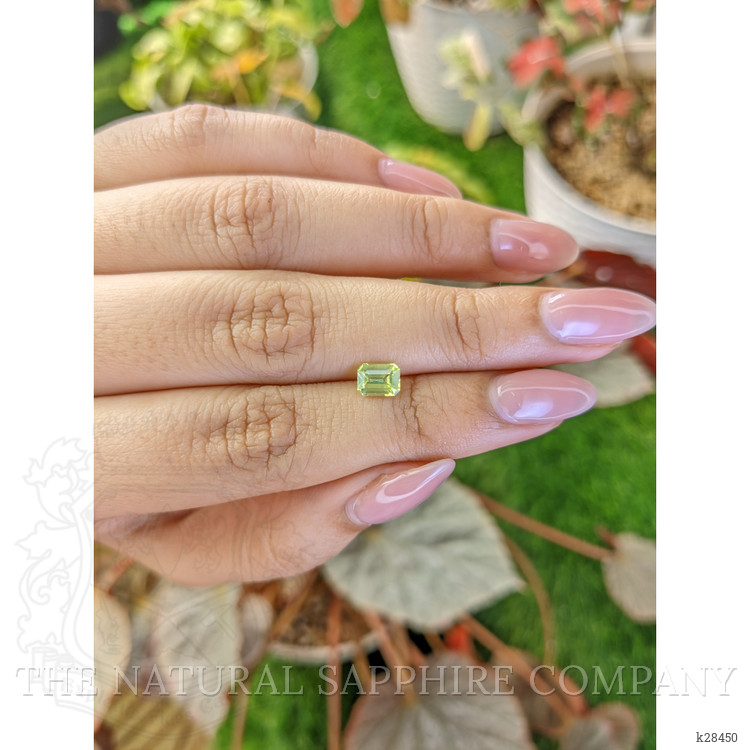 0.77 Ct. Greenish Yellow Chrysoberyl from Ceylon (Sri Lanka)