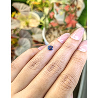 0.65 Ct. Bluish Purple Spinel from Ceylon (Sri Lanka) Life Style