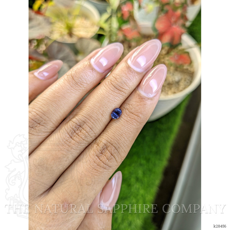 0.60 Ct. Greyish Blue Spinel from Ceylon (Sri Lanka)