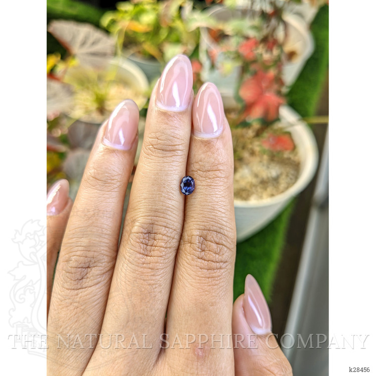 0.60 Ct. Greyish Blue Spinel from Ceylon (Sri Lanka)