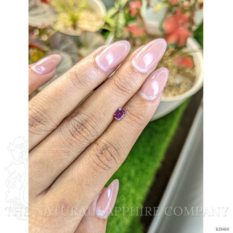 0.51 Ct. Purplish Pink Rhodolite Garnet from Ceylon (Sri Lanka)