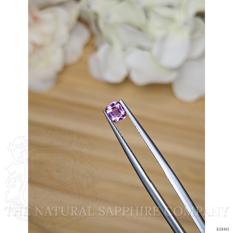 0.51 Ct. Pinkish Purple Rhodolite Garnet from Ceylon (Sri Lanka)