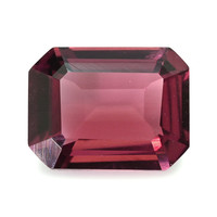 0.89 Ct.Tw. Emerald Cut Rhodolite Garnet