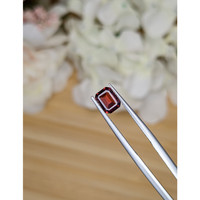 0.89 Ct. Purplish Red Rhodolite Garnet from Ceylon (Sri Lanka) Life Style