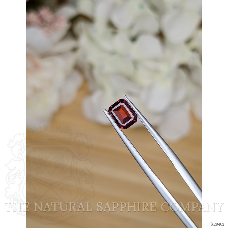 0.89 Ct. Purplish Red Rhodolite Garnet from Ceylon (Sri Lanka)