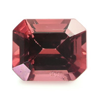 0.52 Ct.Tw. Emerald Cut Rhodolite Garnet