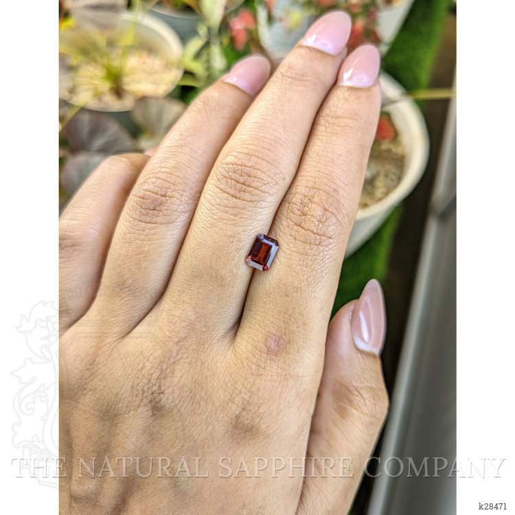 1.14 Ct. Purplish Pink Rhodolite Garnet from Ceylon (Sri Lanka)