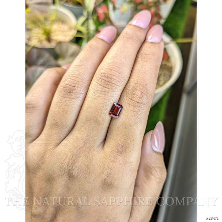1.14 Ct. Purplish Pink Rhodolite Garnet from Ceylon (Sri Lanka)