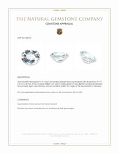 2.31 Ct. Greenish Blue Aquamarine from Tanzania Appraisal