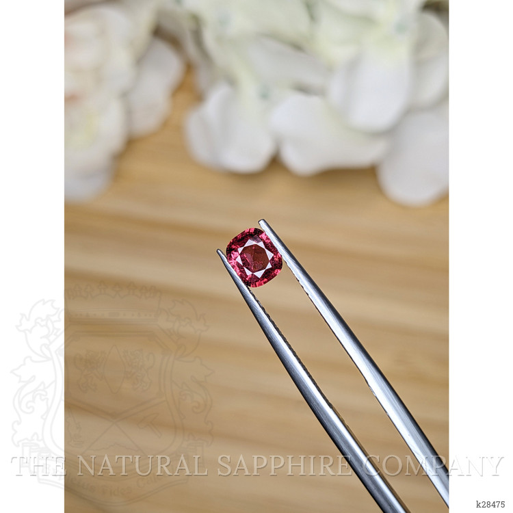 0.67 Ct. Purplish Pink Rhodolite Garnet from Ceylon (Sri Lanka)