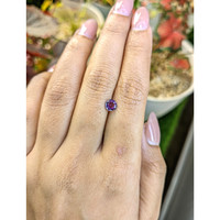0.60 Ct. Pinkish Purple Rhodolite Garnet from Ceylon (Sri Lanka) Life Style