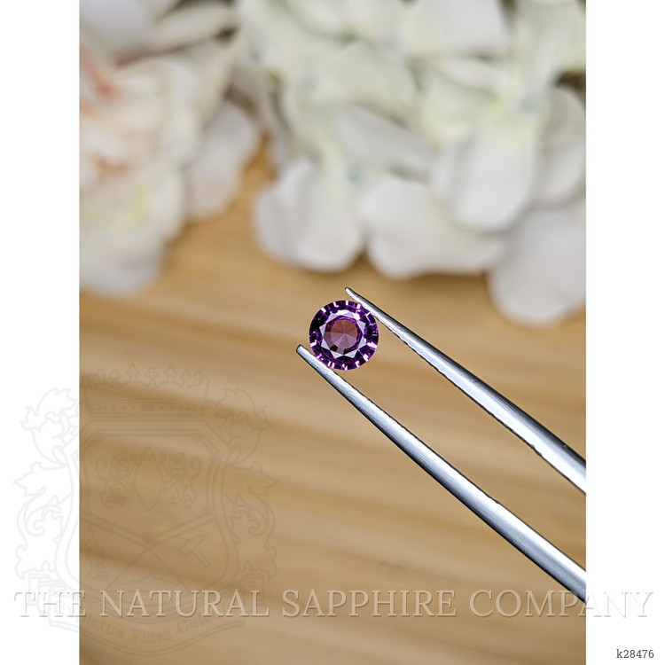 0.60 Ct. Pinkish Purple Rhodolite Garnet from Ceylon (Sri Lanka)