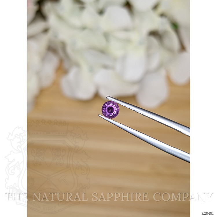 0.49 Ct. Purplish Pink Rhodolite Garnet from Ceylon (Sri Lanka)