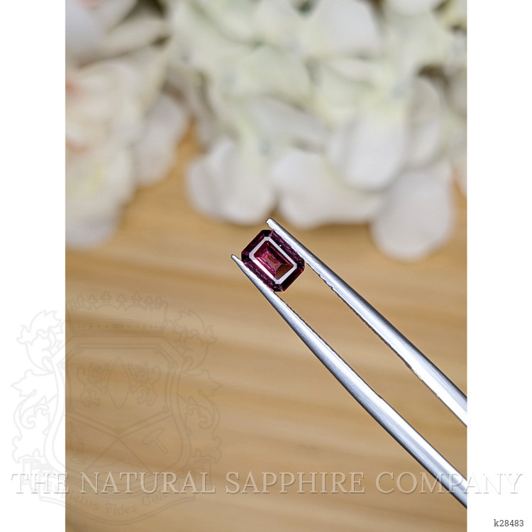 0.54 Ct. Purplish Pink Rhodolite Garnet from Ceylon (Sri Lanka)