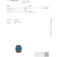 12.57 Ct. Cobalt Spinel from Ceylon (Sri Lanka) Scan Report