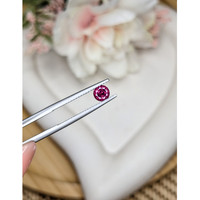 0.65 Ct. Purplish Pink Rhodolite Garnet from Ceylon (Sri Lanka) Life Style