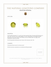 1.01 Ct. Chrysoberyl from Ceylon (Sri Lanka) Appraisal