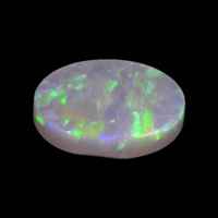0.93 Ct. Cabochon Semi-Black Opal from Australia Video