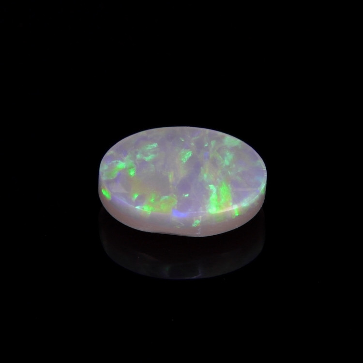 0.93 Ct. Cabochon Semi-Black Opal from Australia