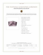 0.82 Ct. Pinkish Purple Spinel from Burma (Myanmar) Scan Report