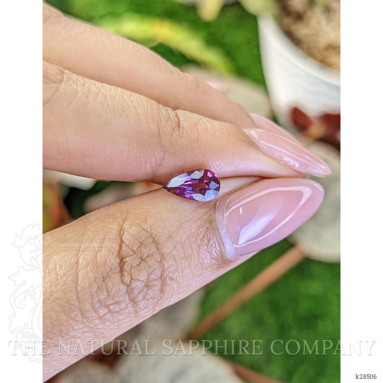 1.03 Ct. Pinkish Purple Rhodolite Garnet from Ceylon (Sri Lanka)