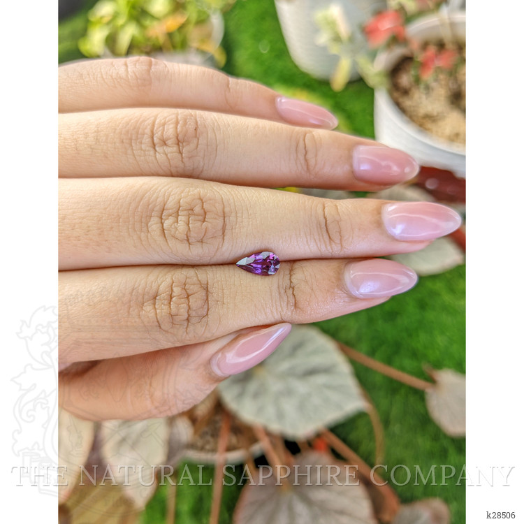 1.03 Ct. Pinkish Purple Rhodolite Garnet from Ceylon (Sri Lanka)
