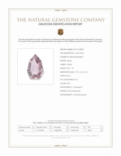 1.37 Ct. Pink Spinel from Burma (Myanmar) Scan Report