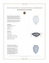 1.37 Ct. Pink Spinel from Burma (Myanmar) 3 D Scan Report