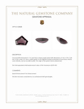 1.74 Ct. Purple Spinel from Burma (Myanmar) Appraisal