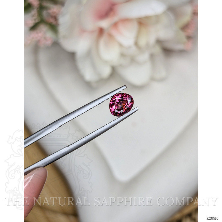 1.00 Ct. Purplish Pink Rhodolite Garnet from Ceylon (Sri Lanka)