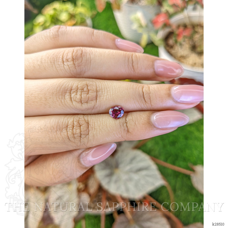 1.00 Ct. Purplish Pink Rhodolite Garnet from Ceylon (Sri Lanka)