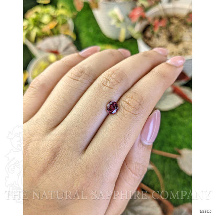 1.00 Ct. Purplish Pink Rhodolite Garnet from Ceylon (Sri Lanka)