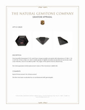 2.55 Ct. Purplish Red Spinel from Burma (Myanmar) Appraisal