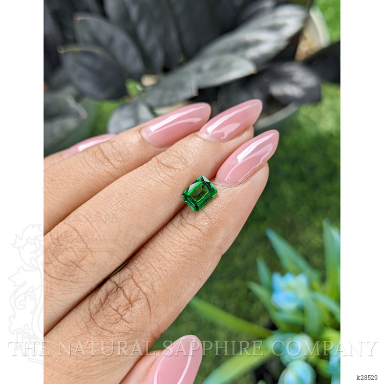 1.01 Ct. Tsavorite Garnet from Tanzania