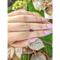 0.90 Ct. Purplish Pink Rhodolite Garnet from Ceylon (Sri Lanka) Life Style