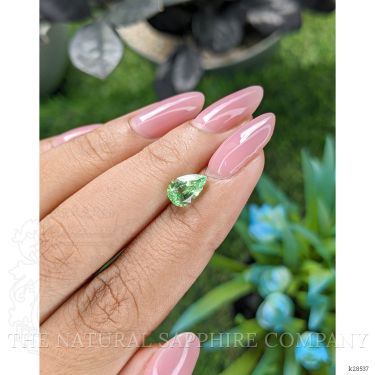 1.65 Ct. Green Grossular Garnet from Tanzania