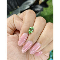 1.65 Ct. Green Grossular Garnet from Tanzania Life Style