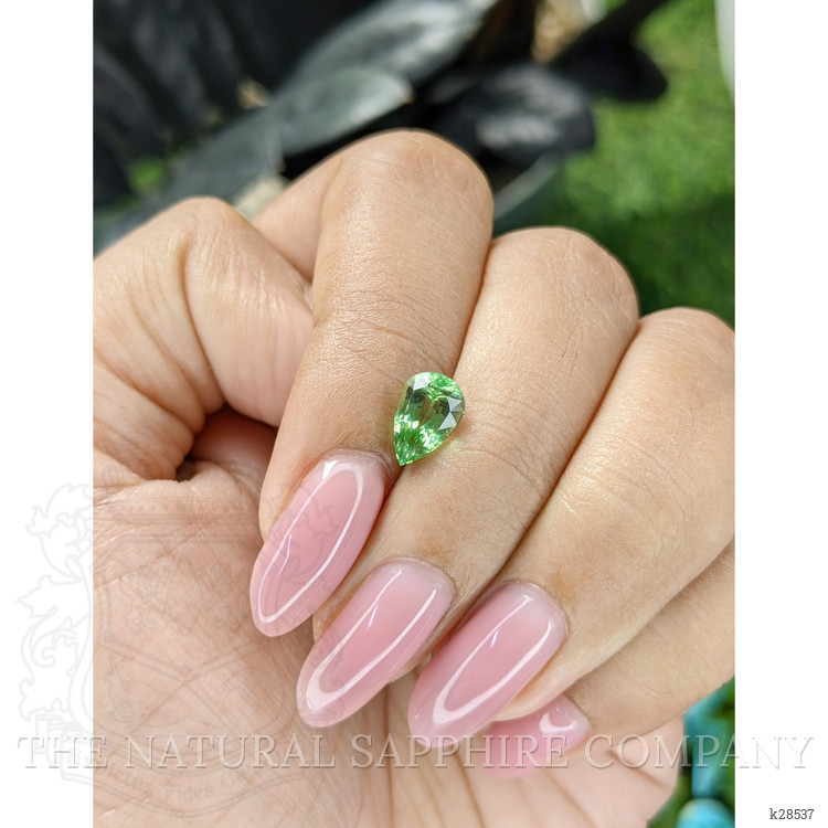 1.65 Ct. Green Grossular Garnet from Tanzania
